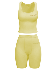 LASH BO$$ TANK TOP SET - SUNSHINE BLISS - Strikly Lashed Glam Shop LLC